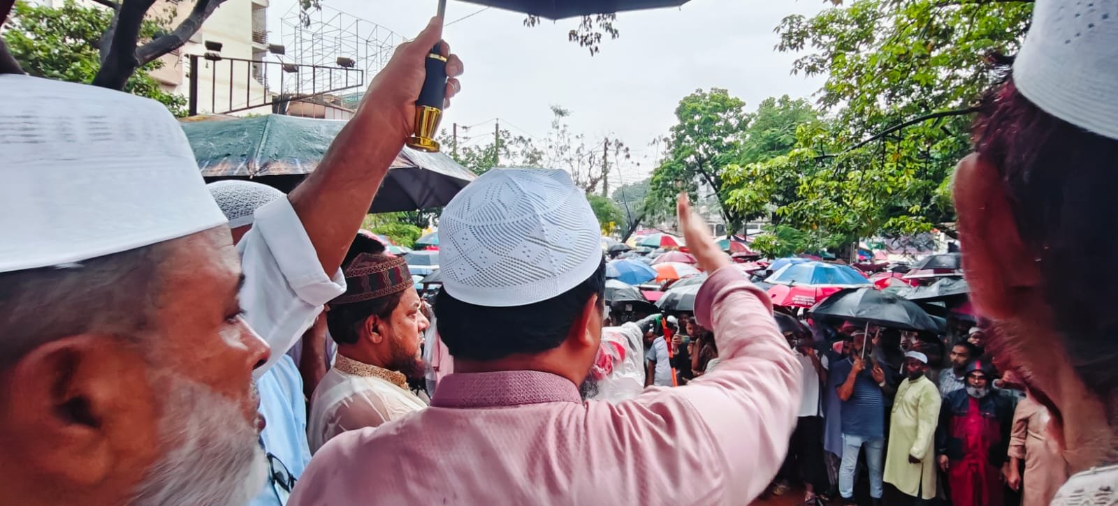 জুলাই গণঅভ্যুত্থান দিবস উপলক্ষে নারায়ণগঞ্জে ১১ দলীয় ঐক্যের সমাবেশ